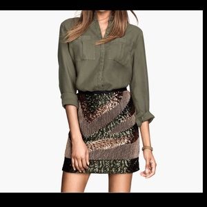 Sequined H&M skirt